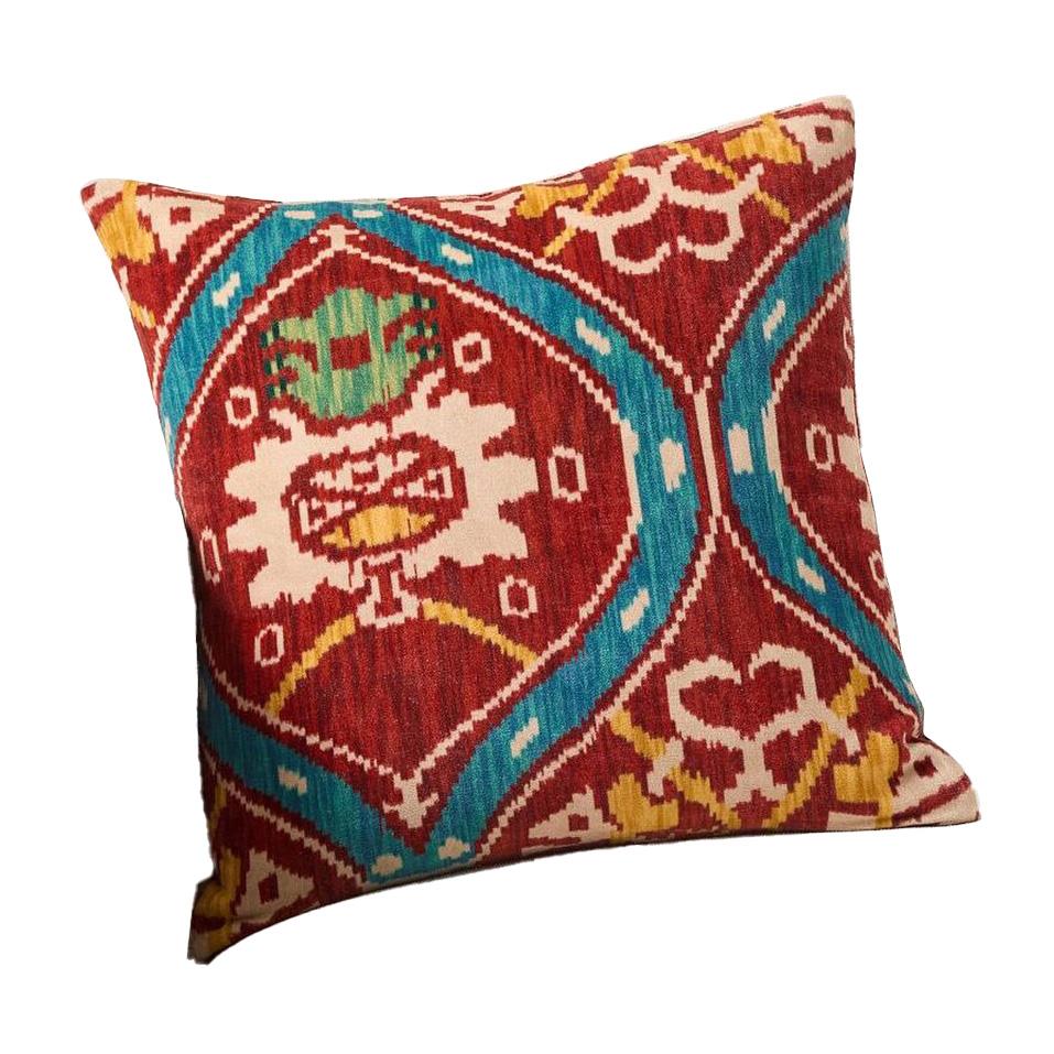 Pottery Barn Zoey Printed Cushion Cover 46cm Red